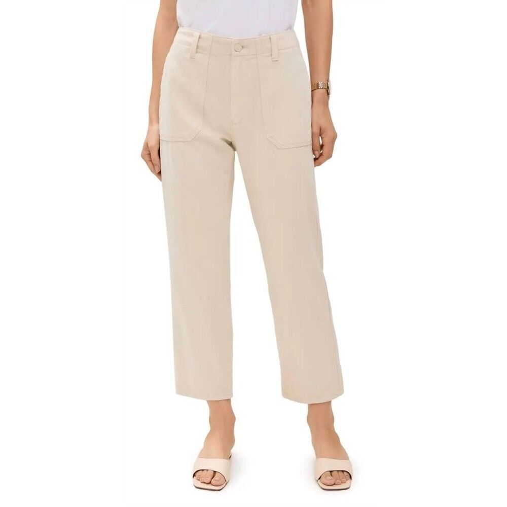 Paige Natural Kirby Jeans With Covered Buttonfly